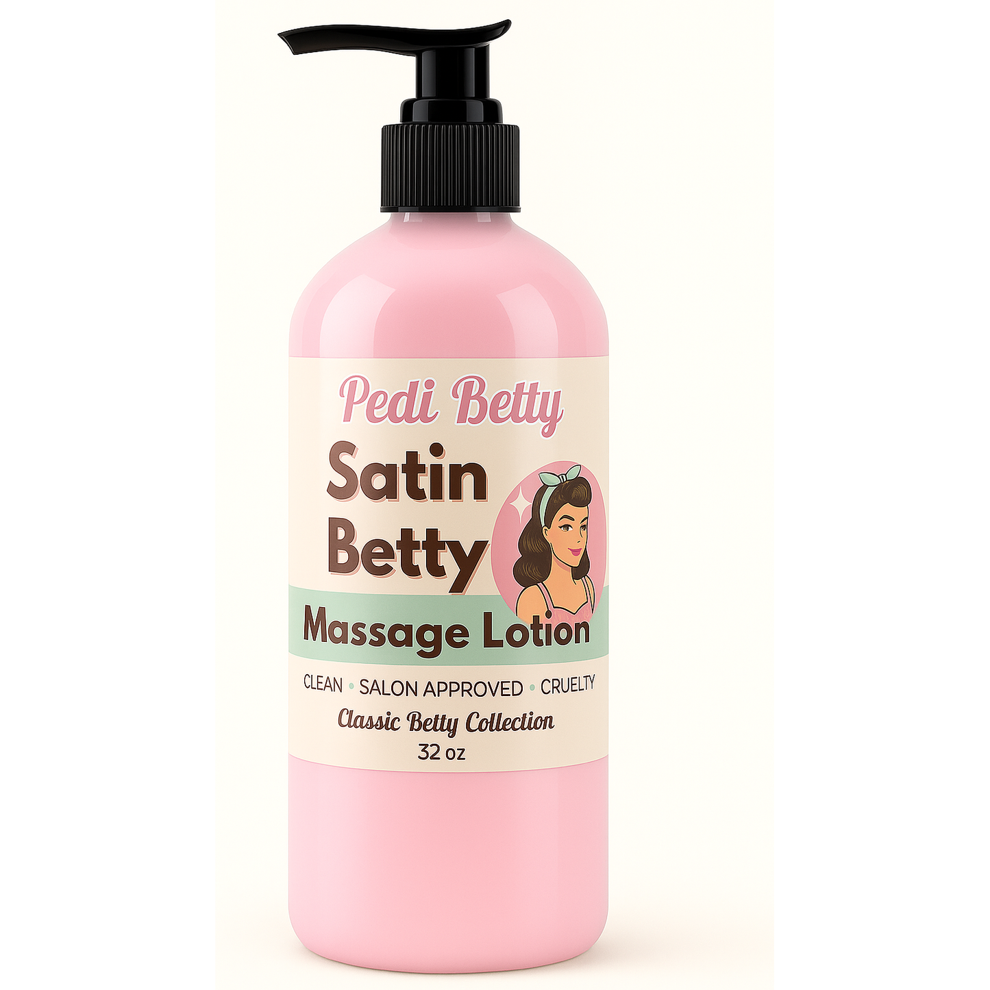 Satin Betty Massage Lotion 32 oz Backbar