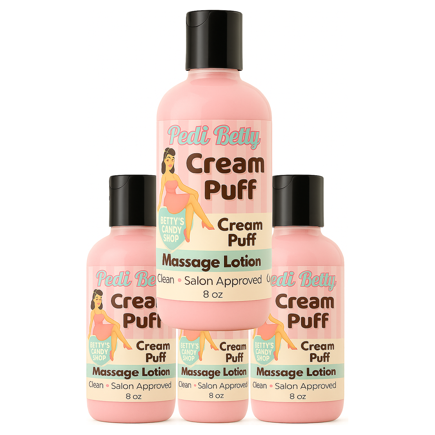 Cream Puff Lotion 12 Pack Retail Bundle