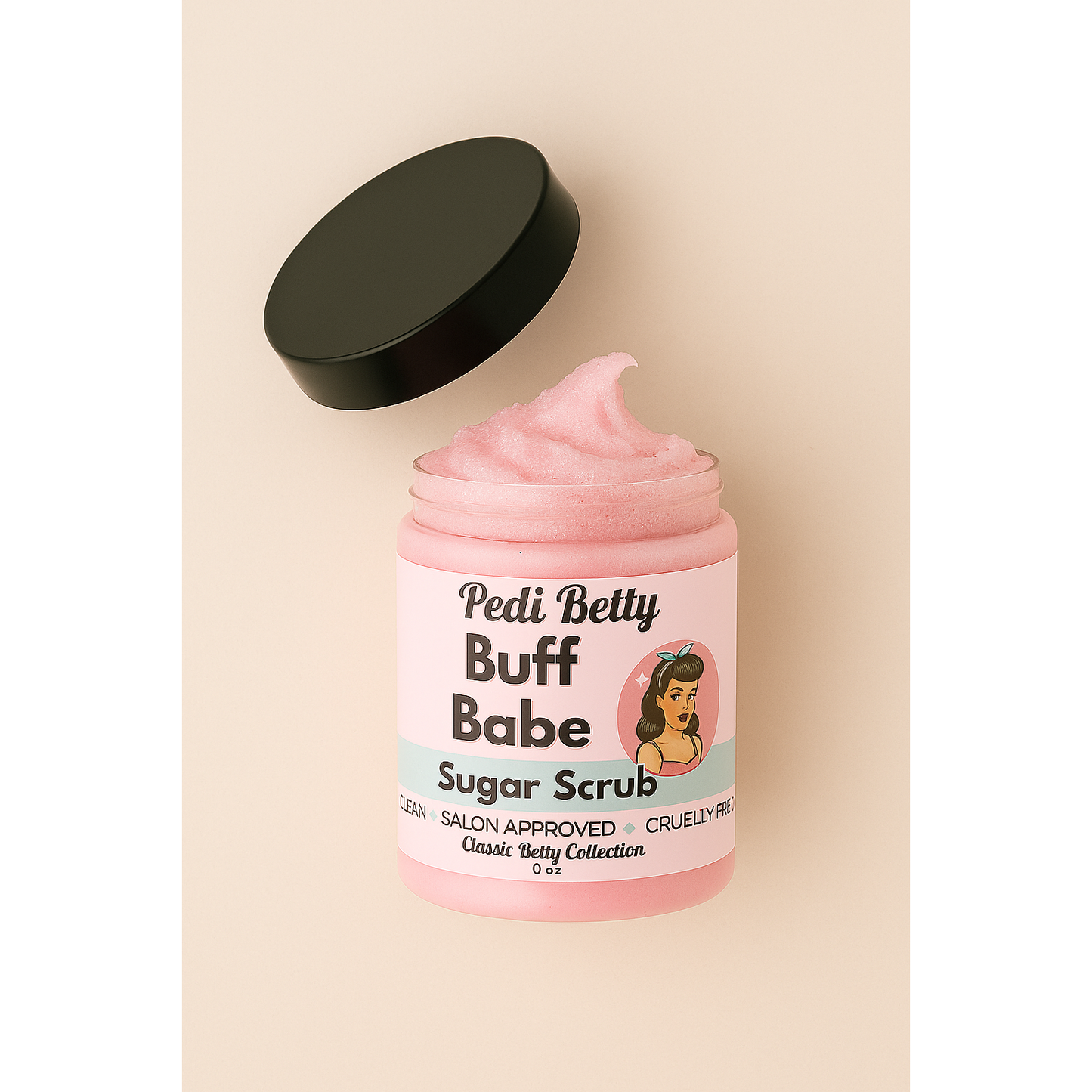 Buff Babe Whipped Sugar Scrub 32 oz Backbar