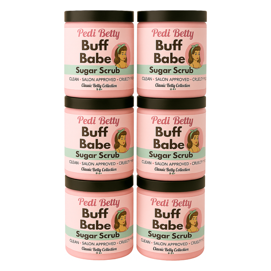 Buff Babe Foot Scrub 12 Pack Retail Bundle