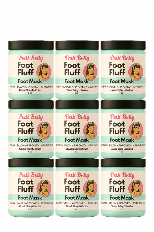 Foot Fluff Mask 12 Pack Retail Bundle